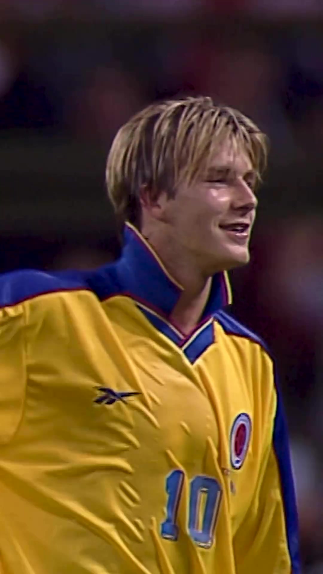 帅到犯规1998世界杯对哥伦比亚赛后的贝克汉姆